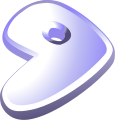 Gentoo Linux logo matte (without reflections)