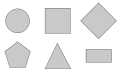 Figure: abstract map symbols