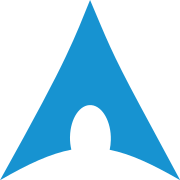 Logo similar a Arch Linux, pero está estilizado