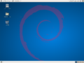 A default screenshot of Debian Testing: Etch with GNOME 2.12