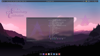 Captura de pantalla de Xero Linux, Konsole