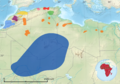 Distribution of Berber people