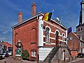 Das alte Rathaus von Baarle-Hertog, Belgien.