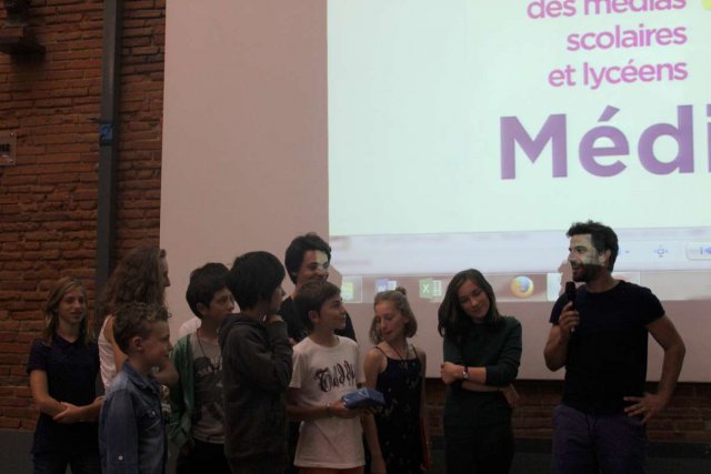 Remise des prix à Toulouse pour le concours Mediatiks 2017 (Photo Hervé Cazcarra)